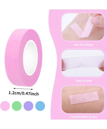 8 Rolls Eyelash Tape Lash Extension Under Eye Tape Lash Micropore Tape Adhesive Breathable Micropore Fabric Tape for Eyelashes Extension Supply Eye Lashes Tools 9m/10 yard Each Roll (Multicolor) - Buy Online on GoSupps.com