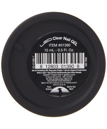 Gelish Harmony Hard LED Clear Builder Gel 0.5oz - Professional Strength Formula - Buy Online on GoSupps.com
