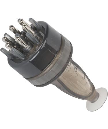 Ball Root Comb Applicator Leakproof Transparent Accurate Dosing Scalp Applicator Comb for Hair Growth (Transparent Black) - Buy Online on GoSupps.com