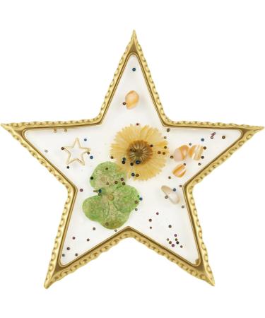  Zegaqae Elegant resin nail polish mixing palette with gold trim for gel nail design home practice and women's use. - Buy Online on GoSupps.com