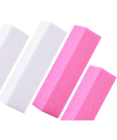 Selistamm 20 Pack Nail Files and Buffers 4 Way 120 Grit White Buffing Blocks for Nails Nail Buffer Block for Natural Gel Acrylic Nails Washable & Professional Nail Buffer for Home Salon Use - Buy Online on GoSupps.com
