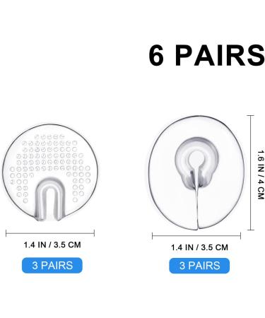 EXCEART Clear Soft Slippers - 6 Pairs Gel Toe Protectors & Forefoot Cushions for Ultimate Comfort - International Shipping Available - Buy Online on GoSupps.com