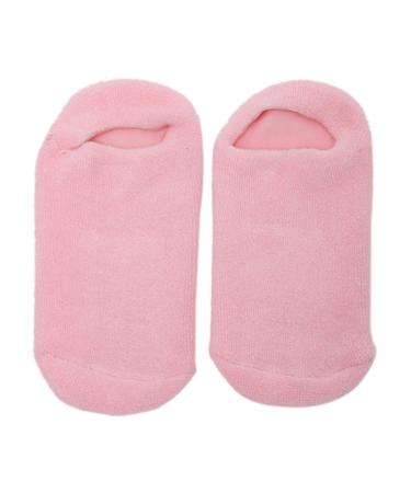 Moisturizing gel socks for pedicure soften your skin and feet relieve your feet and feet for women and men pink