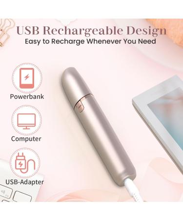 Rechargeable Women's Eyebrow Trimmer: Painless & Safe Electric Hair Remover | Rose Eyebrow Shaper Pen - Buy Online on GoSupps.com
