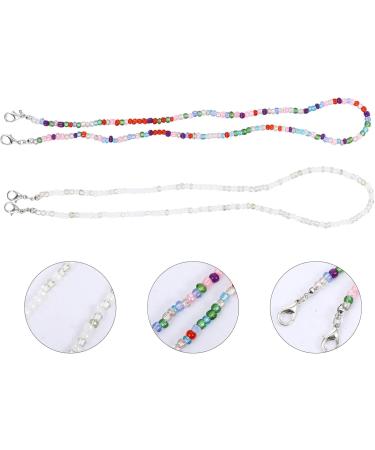 Minkissy 2-Piece Adjustable Glasses Mask Chain & Lanyard Anti-Slip Brass Tapes for Glasses Masks & Earrings Versatile 50x0.3cm Accessories - Buy Online on GoSupps.com