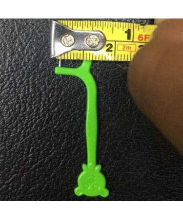 SUPVOX Bear Design Dental Floss Sticks - 100 Disposable Toothpicks for Kids - Eco-Friendly Dental Care Set (Green) - Buy Online on GoSupps.com