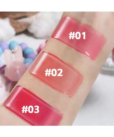 Baorder 3 Pcs Cute Rabbit Shaped Moisturizing Lip Gloss Liquid Lip Gloss Moisturizing Jelly Waterproof Non Sticky Long Lasting - Buy Online on GoSupps.com