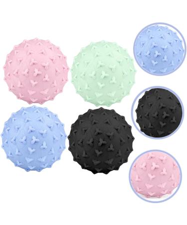 Fomiyes Triangular Nail Fascia Ball Set - 4 Multi-Purpose Fitness & Massage Balls for Deep Tissue Relief Yoga & Gymnastics - Buy Online on GoSupps.com