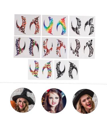 Didiseaon 24 Pairs Eye Shadow Eyeliner Stickers Make up Face Jewel Face Decor Double Eyelid Glue Eyeshadow - Buy Online on GoSupps.com