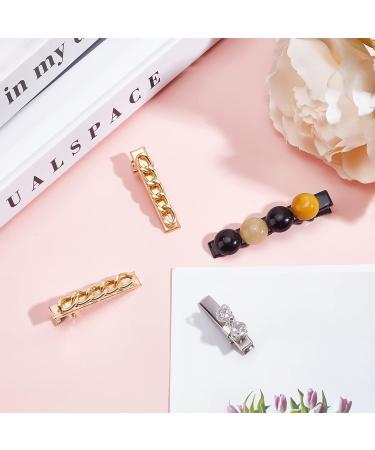 Buy CHGCRAFT 30-Piece Metal Crocodile Alligator Hair Clips - Non-Slip Barrette Accessories for Women & Girls - Gold | International Shipping Available - Buy Online on GoSupps.com