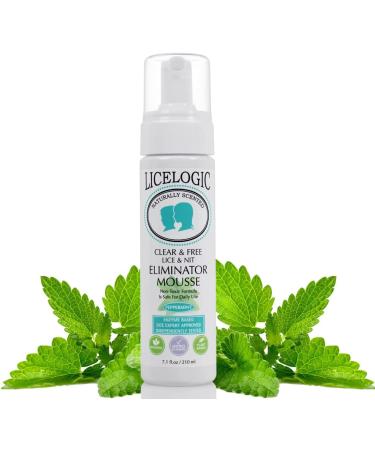 LiceLogic Natural Lice & Nit Eliminator Mousse Treatment Kit | LICEZYME Formula | 2-Piece Kit with Stainless Steel Nit Comb - Ideal for Super Lice and Eggs - Buy Online on GoSupps.com