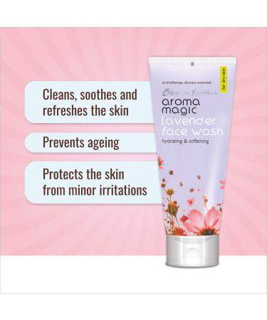 Aroma Magic Lavender Face Wash 120ml - Gentle Cleansing for All Skin Types | Shop Internationally - Buy Online on GoSupps.com
