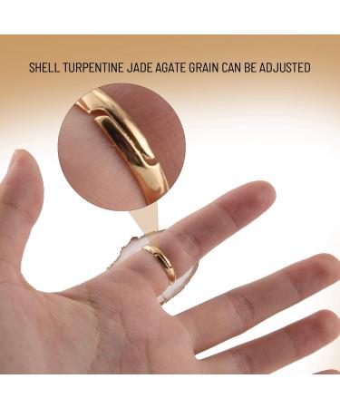 Staccatory 1 Pc Resin Stone Color Nail Art Ring Palette Finger Ring Plate Acrylic Polish Cream Foundation Mixing Nail Art Equipment - Buy Online on GoSupps.com