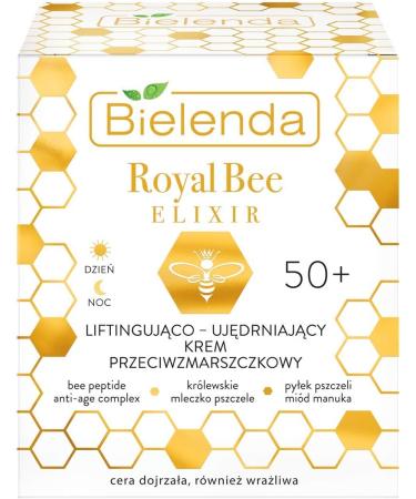 Bielenda ROYAL BEE ELIXIR Lifting and firming face cream - antiwrinkle 50+ day/night 50 ml - Buy Online on GoSupps.com
