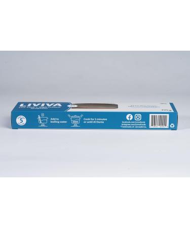 LIVIVA Low Carb High Protein KETO Spaghetti Pasta - 27g of Protein 8g Net Carbs Diabetic-Friendly - Made with Pea Protein Mulberry Leaf and Konjac (Pack of 2) 225g (Pack of 2) - Buy Online on GoSupps.com