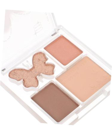 VINTORKY Plastic Pink Eyeshadow Palette Eye Shadow Plate Glitter Eyeshadow Makeup Tray - Buy Online on GoSupps.com