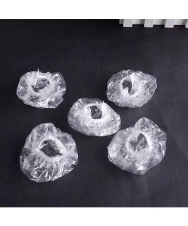 Lurrose 300Pcs Disposable Clear Ear Protectors - Waterproof Ear Caps for Hair Dyeing, Barber, Home & Shower - Buy Online on GoSupps.com