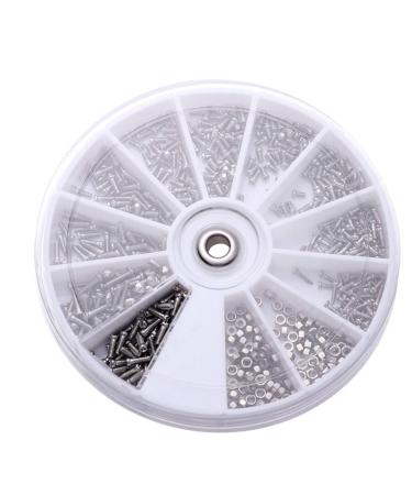 Hemobllo Buttons 600pcs Repair Tools Repairing Supplies Nut Storage Box Household Screw Nut Kit