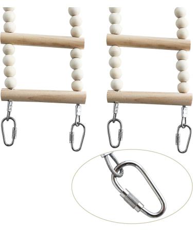 Wooden Bird Ladder & Climbing Toys for Parrots Hamsters & More - 28 Ladders (61.81 x 3.14 in) - Perfect for Fun & Exercise - Buy Online on GoSupps.com