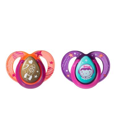 Tommee Tippee Night Pacifier 6-18m | Soothing Comfort for Babies - International Shipping Available - Buy Online on GoSupps.com