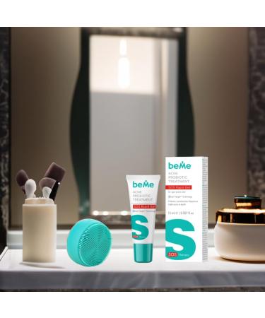 beMe SOS Fast Acne Gel 15 ml - Colorless gel with concentrated formula - Dries and eliminates pimples - Protects with probiotics - Beats acne! - Buy Online on GoSupps.com