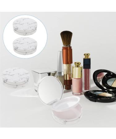 FOMIYES 4 Pcs Storage Box Cosmetic Cases for Traveling Loose Powder Empty Powder Case Powder Puff Holder 7.4X7.4X1.85CMx2pcs Assorted Colorx2pcs - Buy Online on GoSupps.com