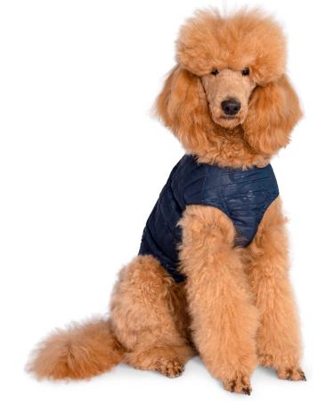 Buy Selente Paw Parade Waterproof Dog Coat - Dark Blue Fleece Lined Jacket for Small & Medium Dogs - EU Made Size 2 - International Shipping Available - Buy Online on GoSupps.com