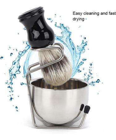 ANKROYU Shaving Brush Holder & Foam Bowl - Professional Beard Care Set for Men | Ultimate Beard Cleaning Solution - Buy Online on GoSupps.com