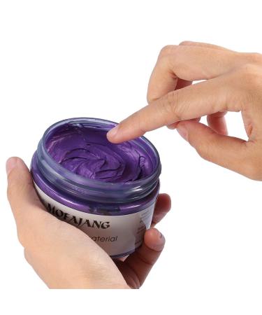 Temporary Hair Dye Wax - 6 Colors | Granny Gray Color Matte Cream for Men & Women - Perfect for Parties - Buy Online on GoSupps.com
