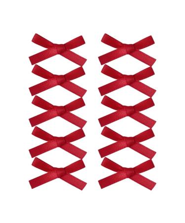 Limtula Cute y Flat Clips Hairpin Style Balletcore Headdress Bunches Accessories Elegant knot Cute Headdress Red