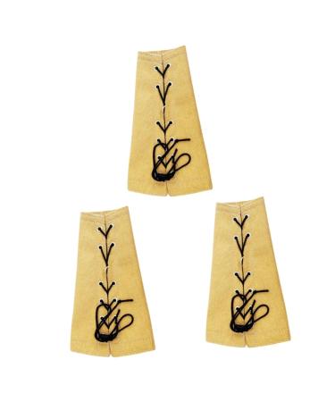 DOITOOL Outdoor Stuff 3 pcs Yellow Shawl Stuff Pet Outdoor Protective Bird Anti-Grab Style Pad for Shoulder Multi-Purpose 23.5*12cmx3pcs Khakix3pcs