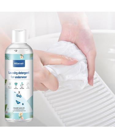 Delicate Wash Detergent Natural Mild Laundry Detergent Underwear Wash 300ml Underwear Cleaning Liquid Blood Stain Remover for Lingerie Bath Towels Cashmere Pochy - Buy Online on GoSupps.com