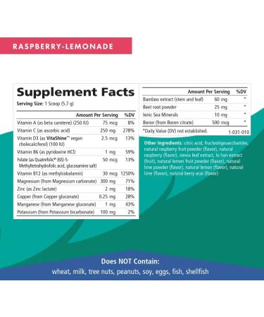 Pure Essence Ionic-Fizz Magnesium Plus - Raspberry Lemonade Flavor 12.06 oz | Boost Energy & Relaxation - Buy Online on GoSupps.com