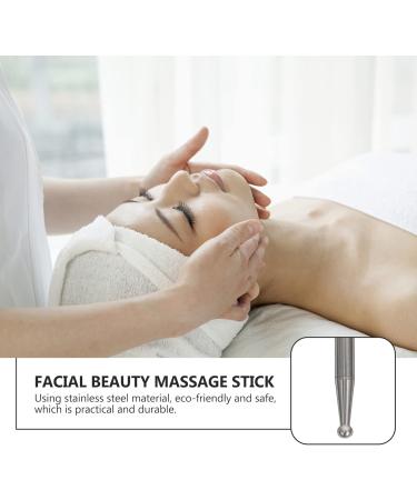Artibetter Face Beauty Massage Stick | Stainless Steel Eye Cream Applicator & Muscle Massage Wand (Silver) - Enhance Your Skincare Routine - Buy Online on GoSupps.com