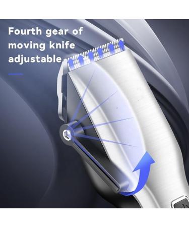 Pro Hair Clipper Cordless Hair Clipper Professional Electric Hair Trimmer Adjustable Barber Hair Cutting Kit Lithium Ion Rechargeable - Buy Online on GoSupps.com