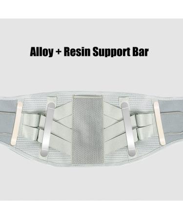 Lumbar Support Belt - Self-Heating Orthosis for Lower Back Pain Relief | Removable Metal Spring Strips for Sciatica Spinal Stenosis Scoliosis | Sizes M-XXL - Buy Online on GoSupps.com