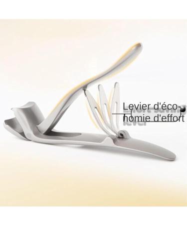 Acunny Nail Clippers for Thick Nails Nail Clippers for Elderly | Large Nail Clippers with Angled Head Anti Splash Nail Clippers Wide Mouth Nail Clippers Nail Clippers Silver Grey Single - Buy Online on GoSupps.com