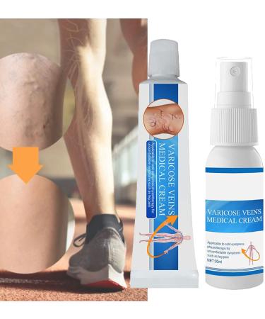 6-Piece Anti-Varicose Veins Cream & Spray Set - Soothing Relief for Tired Legs - Reduces Appearance of Varicose Veins - Buy Online on GoSupps.com