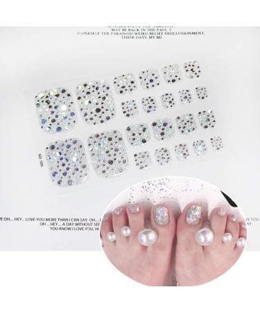 FRCOLOR Girls Para U as 12pcs Sheets Toenail Polish Strips Toe Nail Art Stickers Decals Full Cover Foot Decals Toenail Sticker Nails Wraps False Nail Design Manicure Set For Women Calcomanias - Buy Online on GoSupps.com