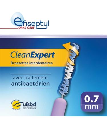 EFISEPTYL Clean Expert Brushes 0.7mm - Set of 6 for Precise Cleaning | International Shipping Available - Buy Online on GoSupps.com