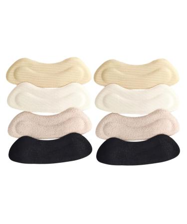 NOLITOY 4 Pairs Follow up High-Heeled Shoes Heel Pad High Heels Heel Pad Heels Heel Sticker Wear-Resistant Heel Pad Heel Grips Heel Cushion Protective Heel Patch Heel Pads