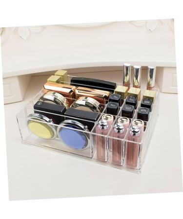 IMIKEYA Lipstick Stand 2 Pcs Makeup Storage Case Makeup Holder Display Makeup Case Storage Box Eyeshadow Palette Powder Transparentx2pcs 24.7X18.2X7CMx2pcs - Buy Online on GoSupps.com