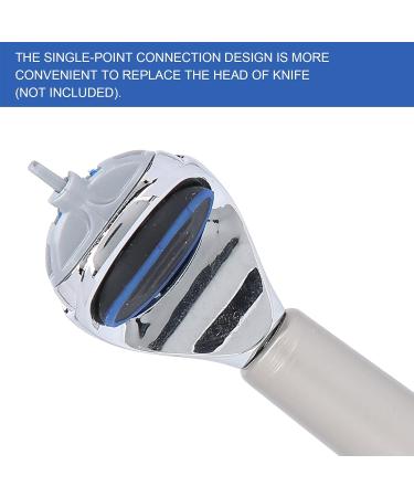 Old-Fashioned Men's Safety Razor Handle | Dollar Shave Club Individual Blade | Durable Epilating Device & Accessories - Silver - Buy Online on GoSupps.com
