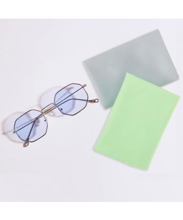 4pcs Eyeglass Cleaning Cloths - Large Microfiber Wipes for Lens & Glasses | Streak-Free & Fingerprint Removal - Buy Online on GoSupps.com