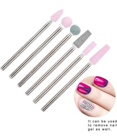 Stainless Steel Nail Drill Bit Set - 6Pcs Manicure Accessories for Nail Art - #5 - Buy Online on GoSupps.com