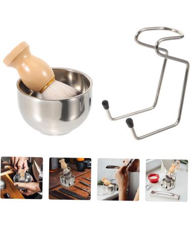 Minkissy Men's Beard Maintenance Set | Razor Holder & Organizer | Shaving Brush & Foam Shell | Premium Men's Care Accessories - Buy Online on GoSupps.com
