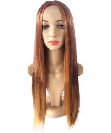 Hair Cutting Cape for Kids Wig Women's Brown Gold Piano Long Liu Hailong Straight Hair Wig Set Big Curly Wig for Women Khaki One Size - Buy Online on GoSupps.com