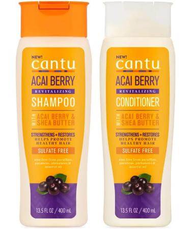 Cantu Acai Berry Shampoo Revitalizing 13.5 Ounce (400ml)