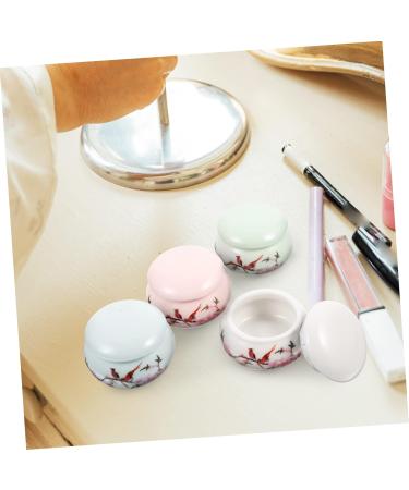 Beavorty Mini Pots 4 Pcs Powder Bottle Rouge Bottles Lip Balm Jar Loose Bulk Rouge Lipstick Jar Mini Dispensing Bottle - Buy Online on GoSupps.com