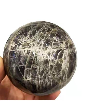 for 1pc 60mm-65mm Polished Natural Quartz Moonstone Sphere Crystal Stone Mineral Specimen